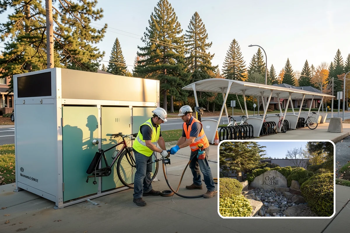 Accent Lighting in Clyde Hill, King County, WA - Showcases civic landmarks and architectural features