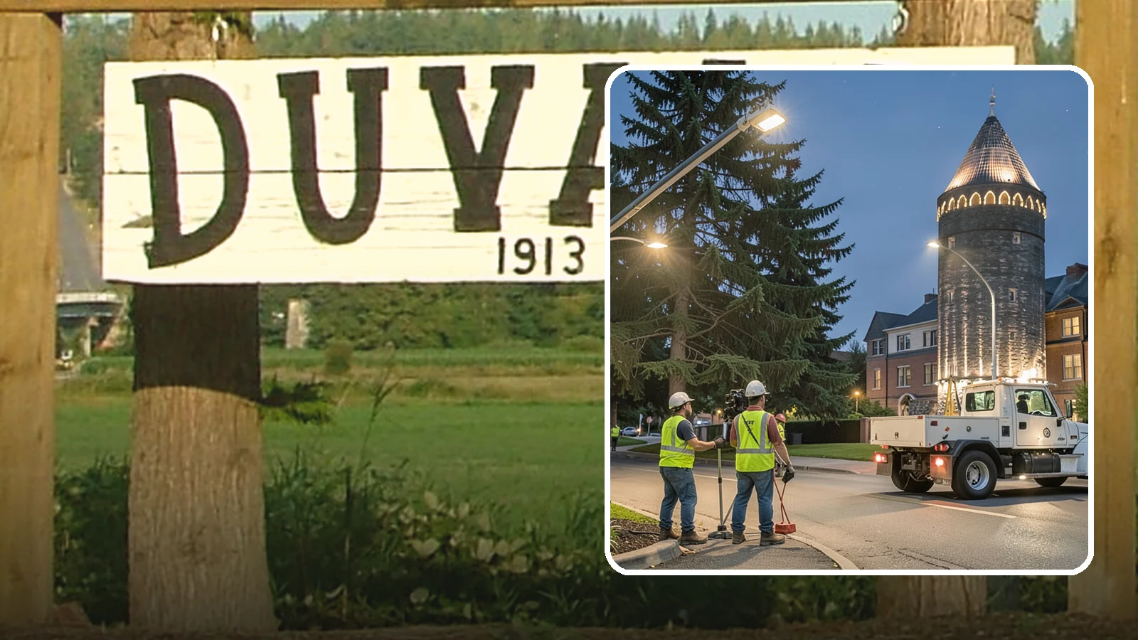 Accent Lighting in Duvall, King County, WA - Feature lighting that highlights municipal landmarks, monuments, and architectural elements.