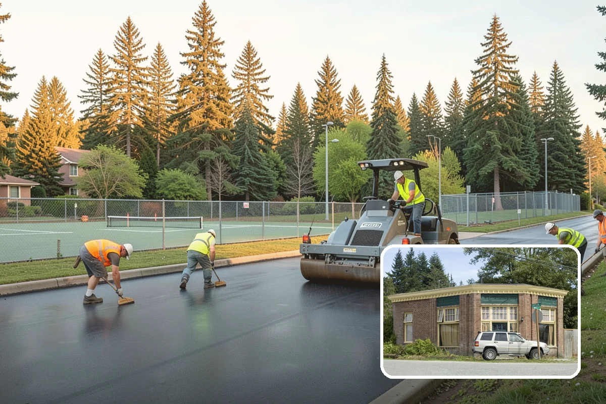Accent Lighting in Hamilton, Skagit County, WA - Showcases civic landmarks and architectural features