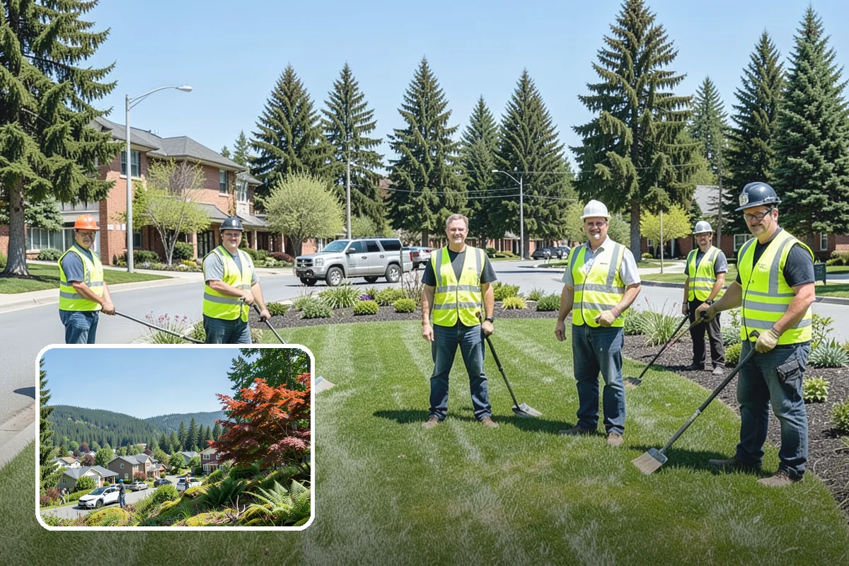 Accent Lighting in Index, Snohomish County, WA - Showcases civic landmarks and architectural features