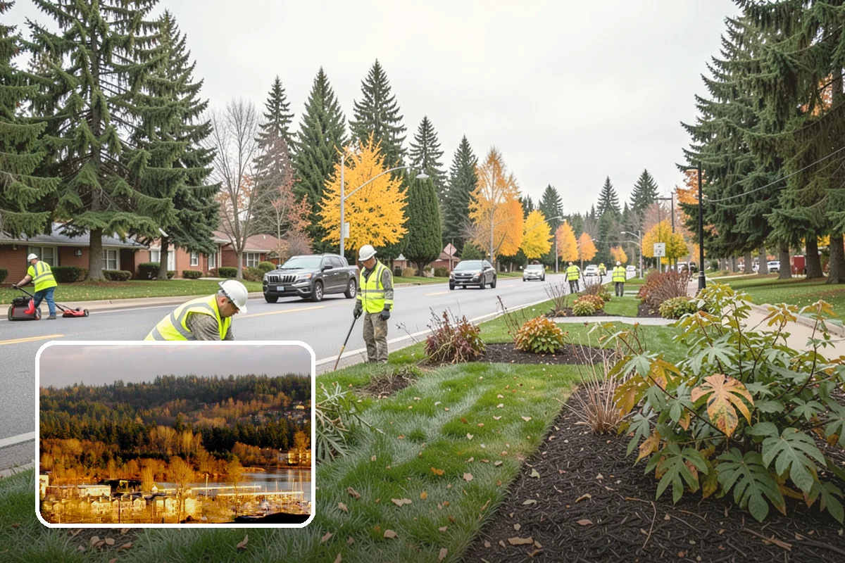 Accent Lighting in Kenmore, King County, WA - Showcases civic landmarks and architectural features