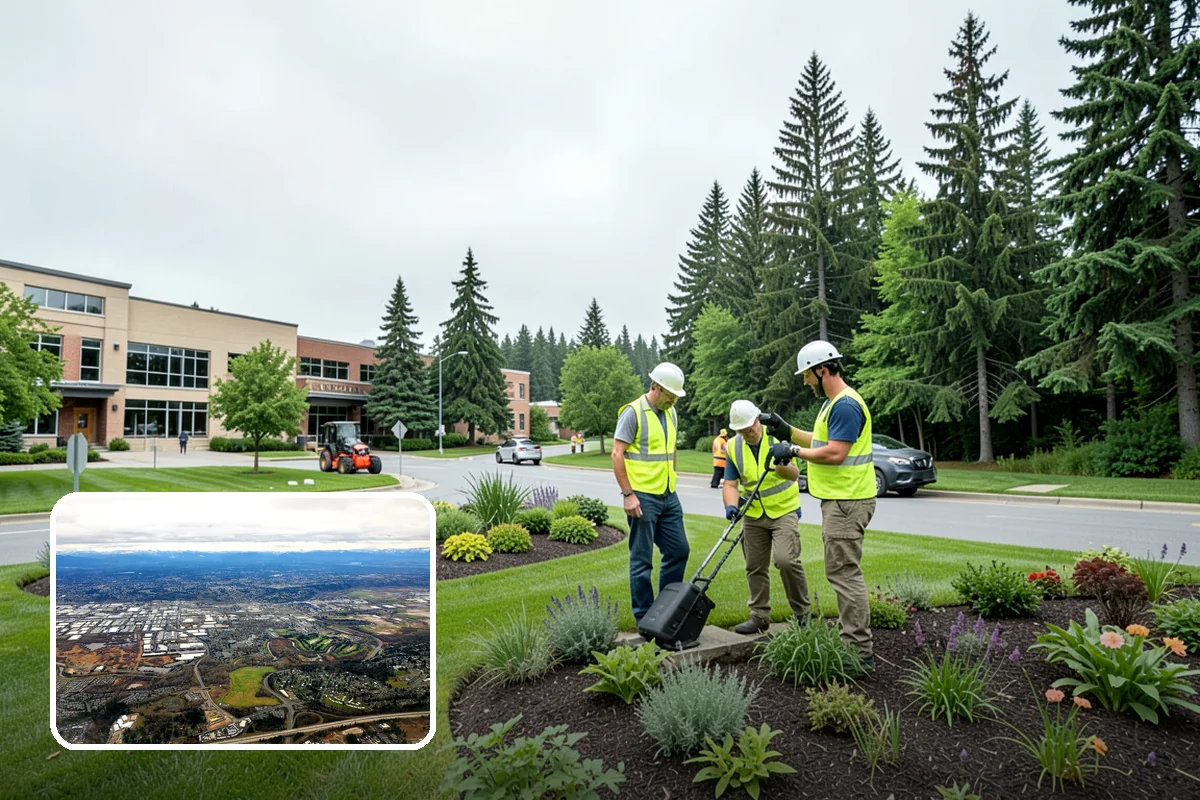 Accent Lighting in Kent, King County, WA - Showcases civic landmarks and architectural features