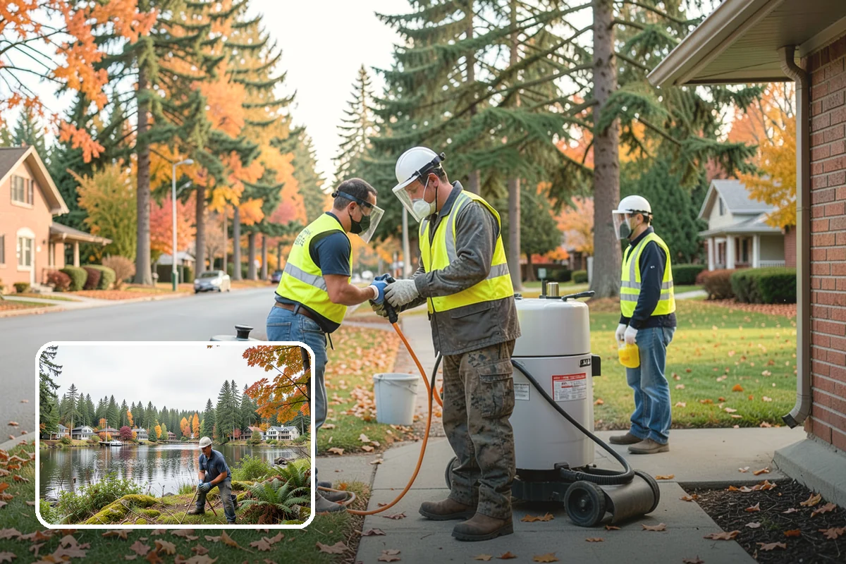 Accent Lighting in La Conner, Skagit County, WA - Showcases civic landmarks and architectural features