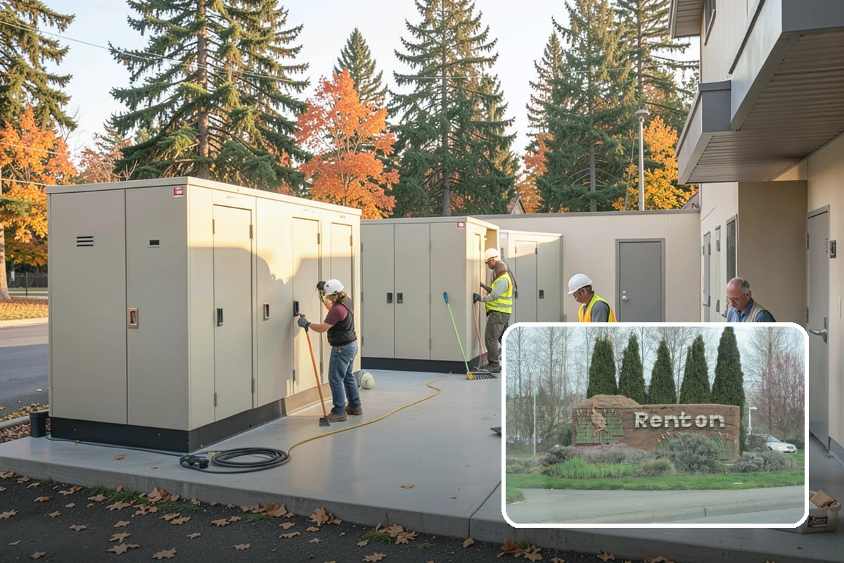Accent Lighting in Renton, King County, WA - Showcases civic landmarks and architectural features