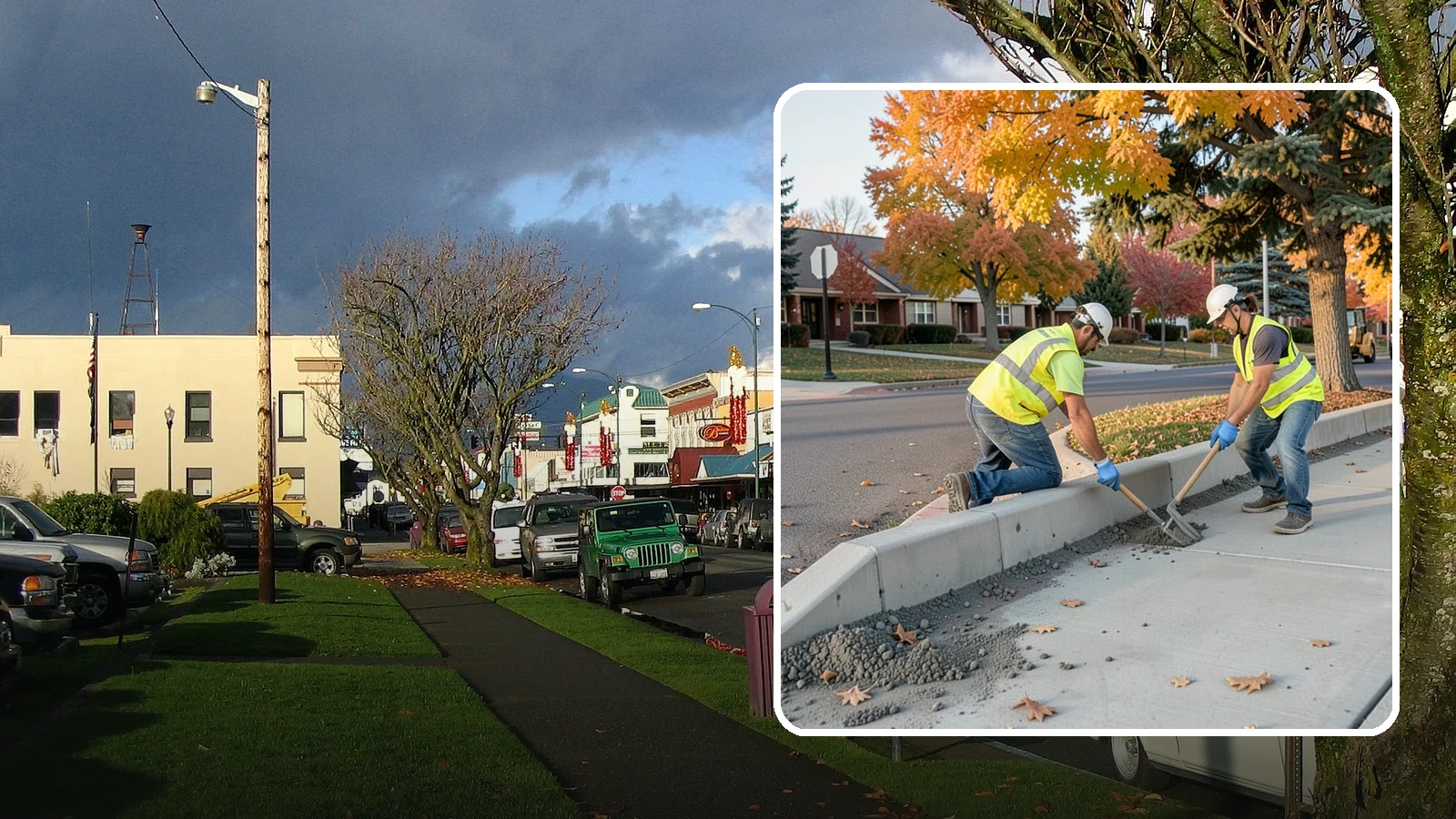 ADA Ramp Improvements in Arlington, Snohomish County, WA - ADA curb ramp improvements that bring pedestrian crossings into compliance with current accessibility standards.
