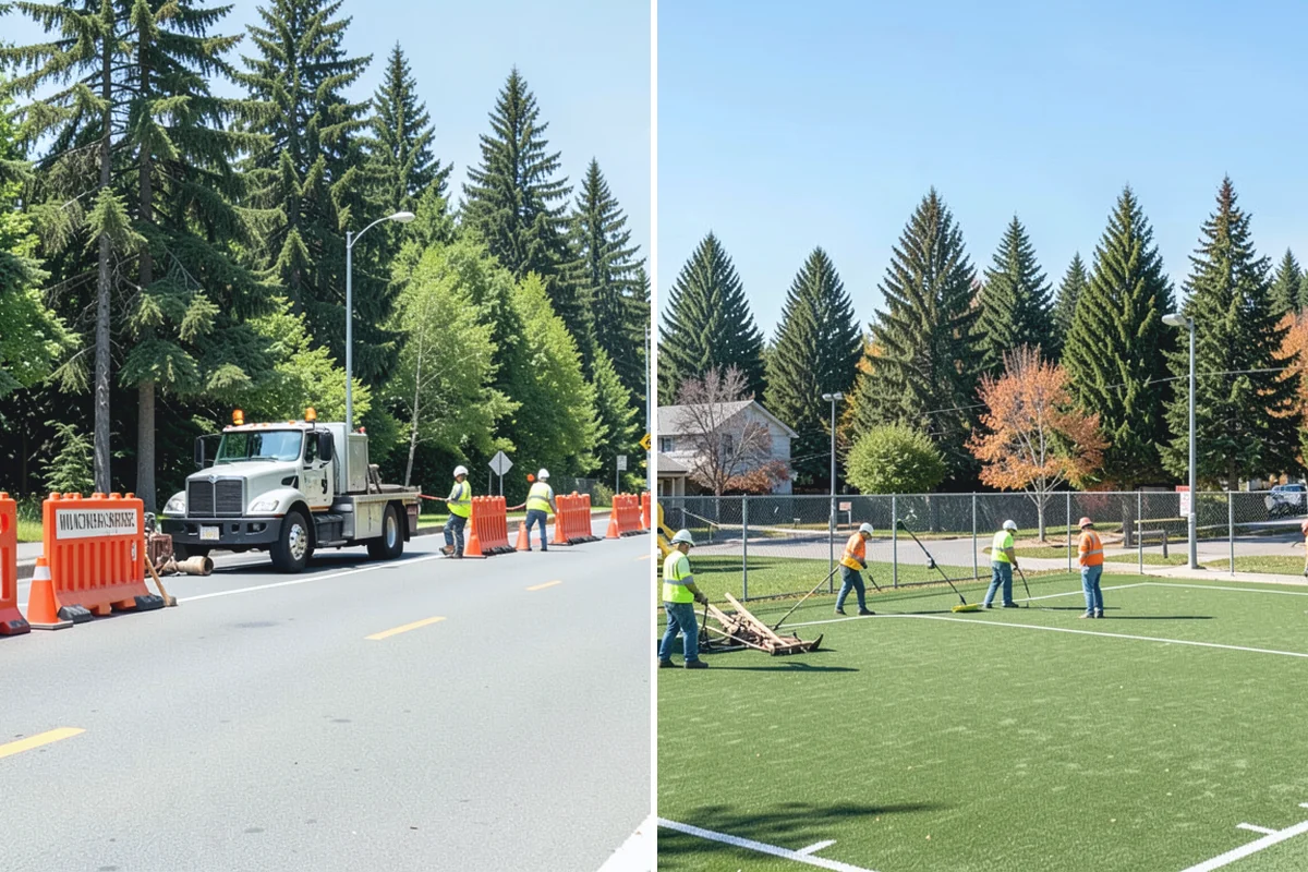 ADA Ramp Improvements in Beaux Arts Village, King County, WA - Survey existing ramps and measure deficiencies against ADA and PROWAG