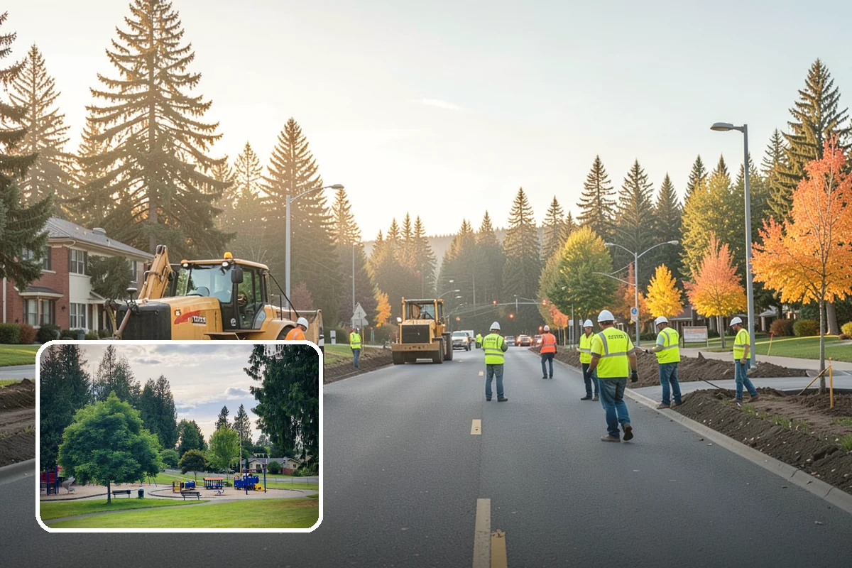 ADA Ramp Improvements in Bonney Lake, Pierce County, WA - Delivers compliant slopes, landings, and detectable warnings