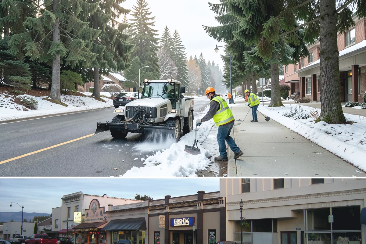 ADA Ramp Improvements in Burlington, Skagit County, WA - Ramp construction is scheduled in the dry summer season for reliable concrete curing before adjacent gutters carry winter runoff.