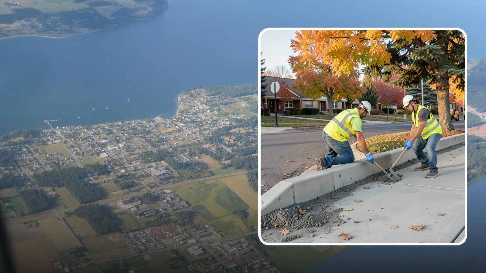 ADA Ramp Improvements in Coupeville, Island County, WA - ADA curb ramp improvements that bring pedestrian crossings into compliance with current accessibility standards.