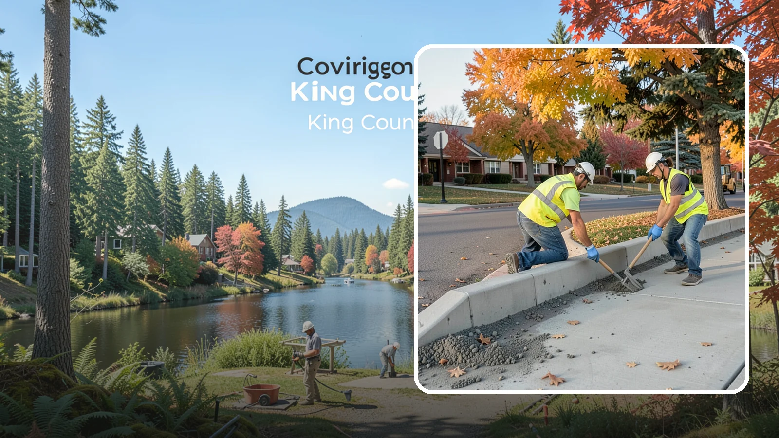 ADA Ramp Improvements in Covington, King County, WA - ADA curb ramp improvements that bring pedestrian crossings into compliance with current accessibility standards.