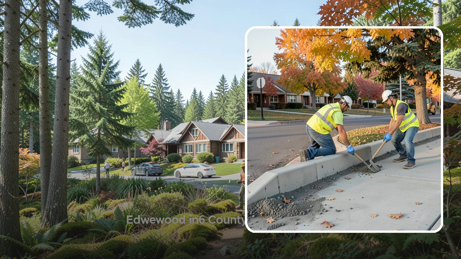 ADA Ramp Improvements in Edgewood, Pierce County, WA - ADA curb ramp improvements that bring pedestrian crossings into compliance with current accessibility standards.