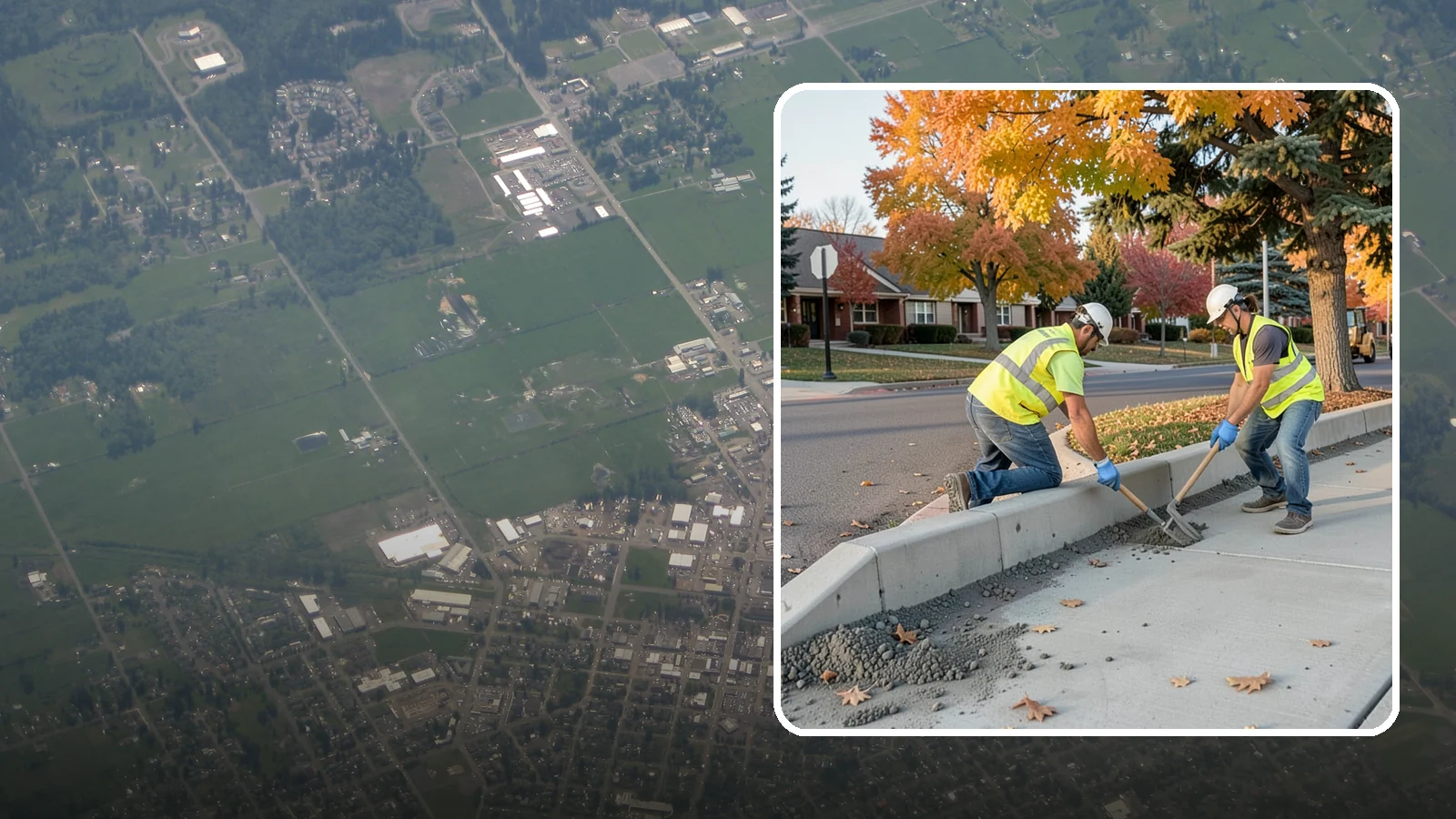 ADA Ramp Improvements in Enumclaw, King County, WA - ADA curb ramp improvements that bring pedestrian crossings into compliance with current accessibility standards.