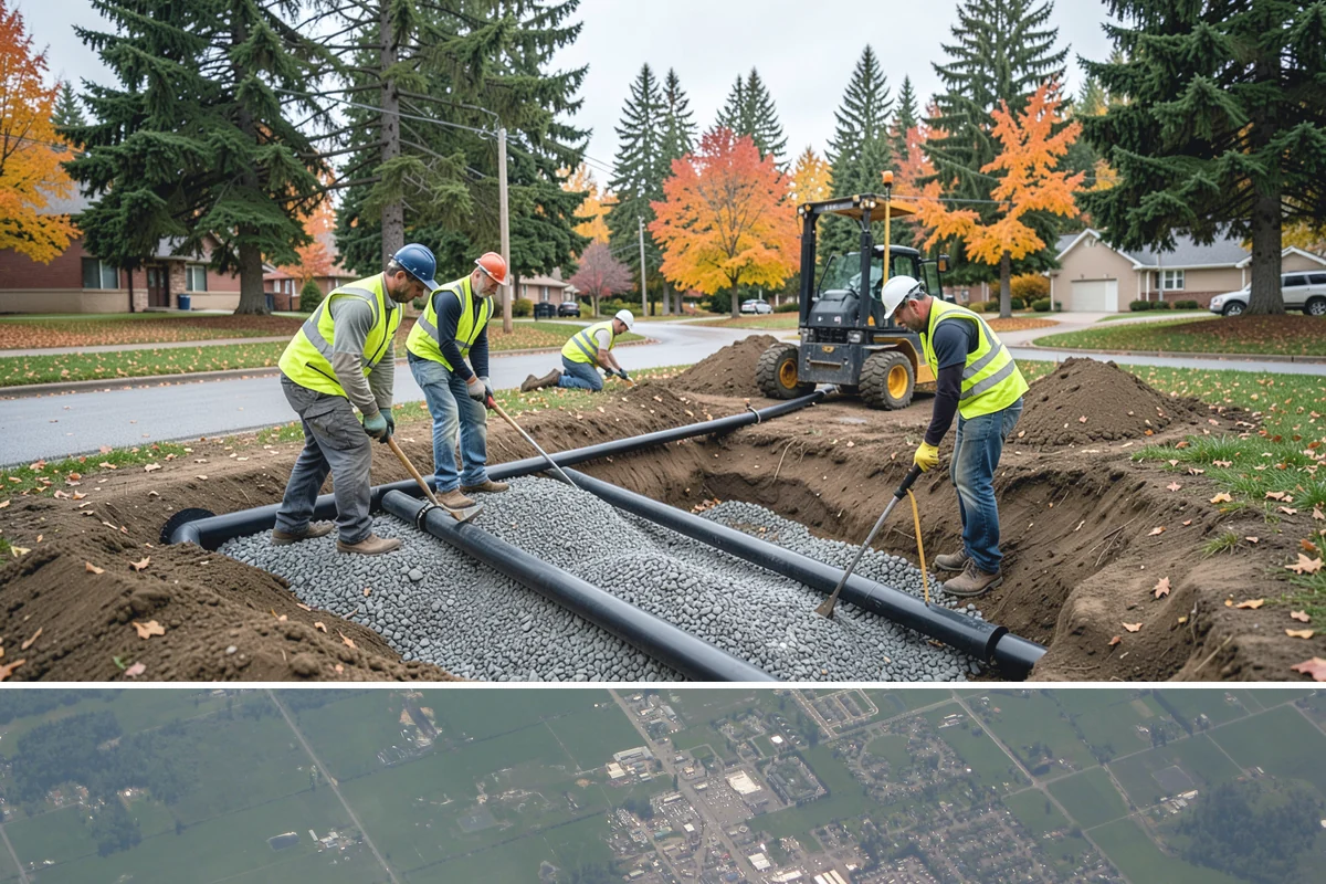 ADA Ramp Improvements in Enumclaw, King County, WA - Ramp construction is scheduled in the dry summer season for reliable concrete curing before adjacent gutters carry winter runoff.