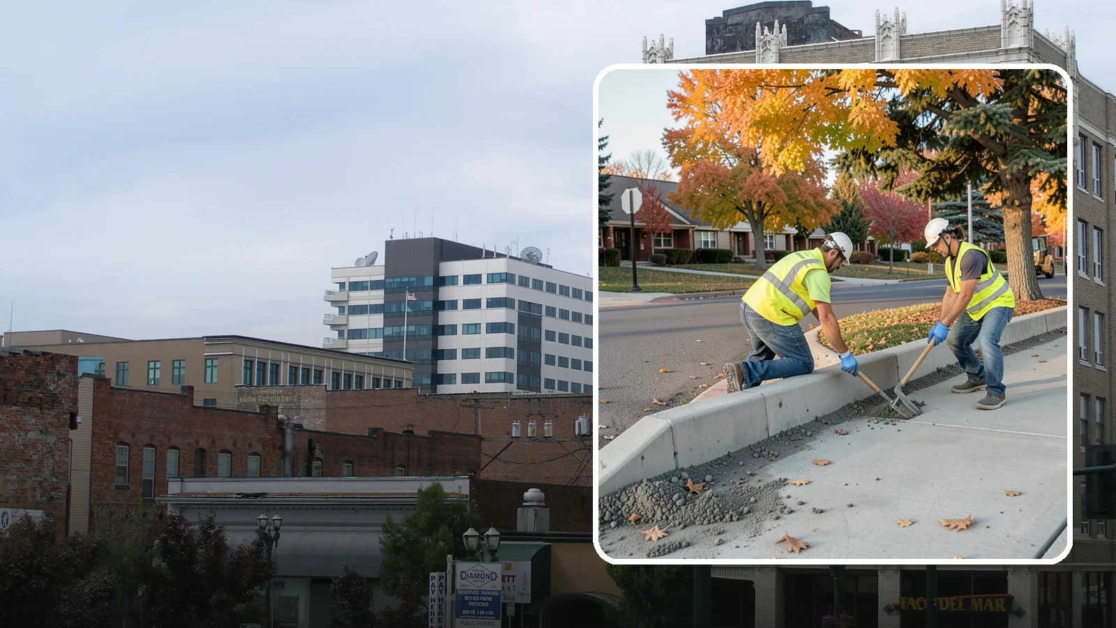 ADA Ramp Improvements in Everett, Snohomish County, WA - ADA curb ramp improvements that bring pedestrian crossings into compliance with current accessibility standards.