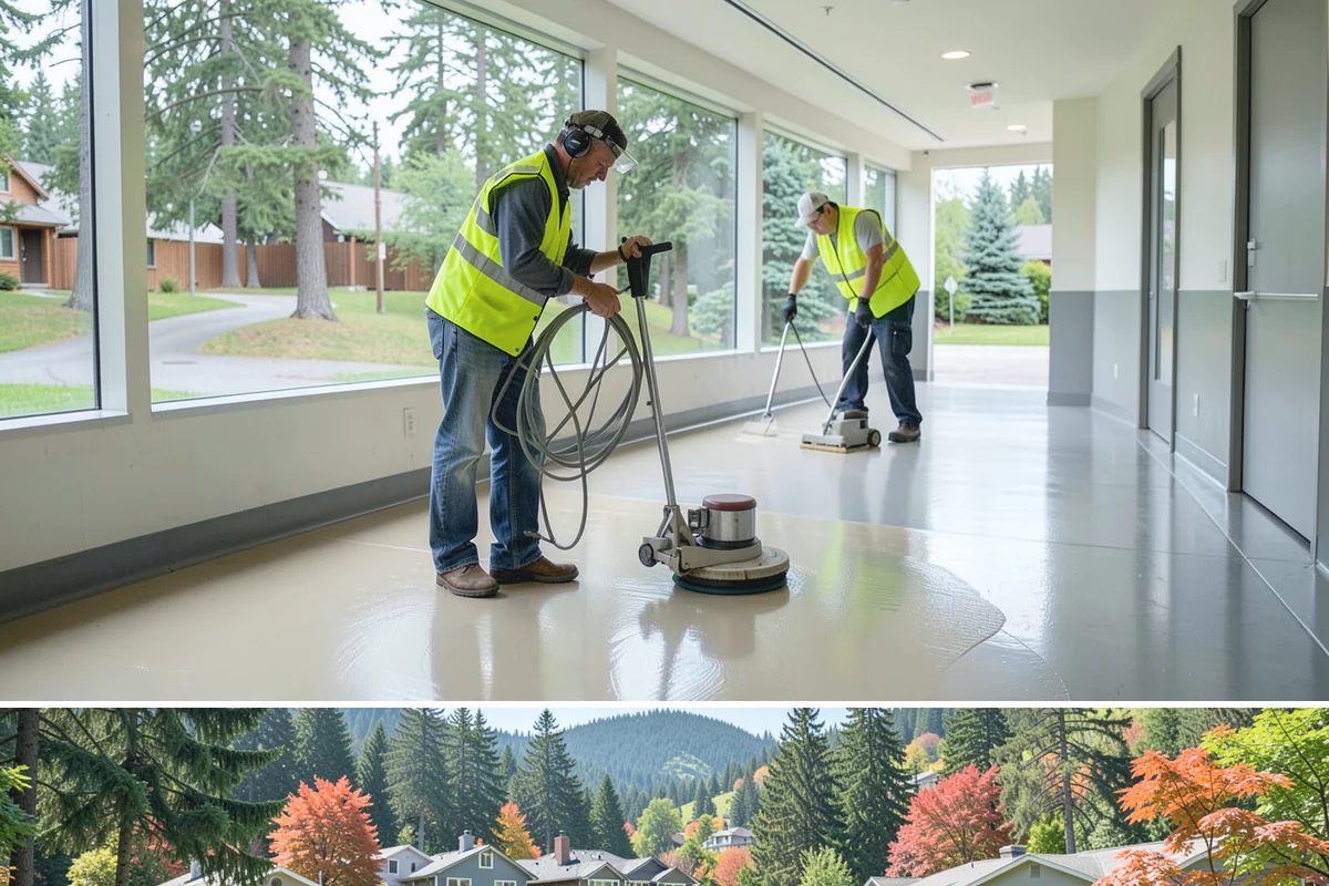 ADA Ramp Improvements in Fircrest, Pierce County, WA - Ramp construction is scheduled in the dry summer season for reliable concrete curing before adjacent gutters carry winter runoff.