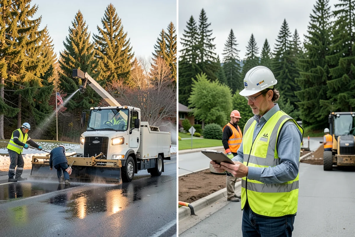 ADA Ramp Improvements in Gig Harbor, Pierce County, WA - Survey existing ramps and measure deficiencies against ADA and PROWAG