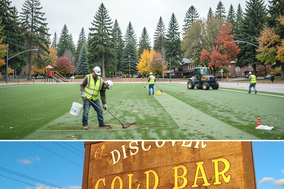 ADA Ramp Improvements in Gold Bar, Snohomish County, WA - Ramp construction is scheduled in the dry summer season for reliable concrete curing before adjacent gutters carry winter runoff.