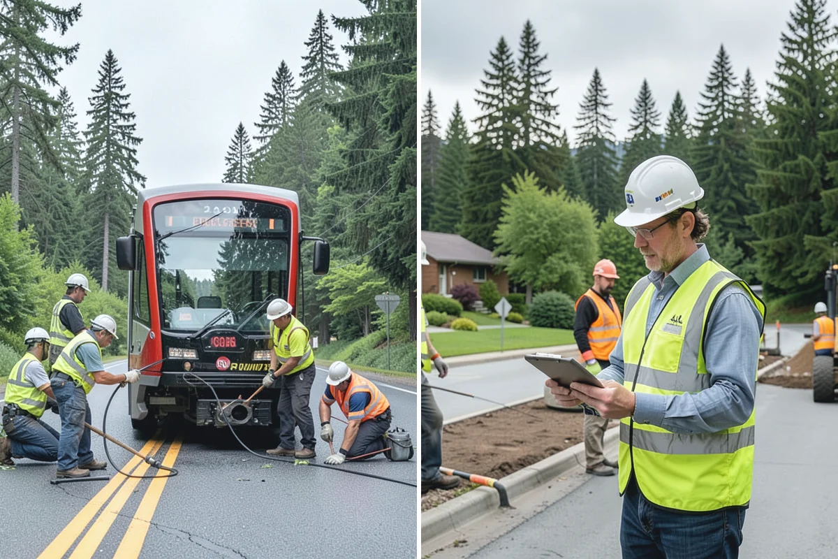 ADA Ramp Improvements in Granite Falls, Snohomish County, WA - Survey existing ramps and measure deficiencies against ADA and PROWAG