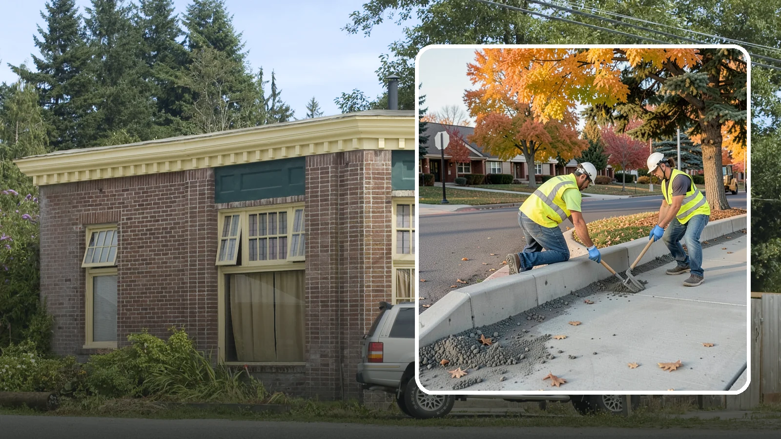 ADA Ramp Improvements in Hamilton, Skagit County, WA - ADA curb ramp improvements that bring pedestrian crossings into compliance with current accessibility standards.