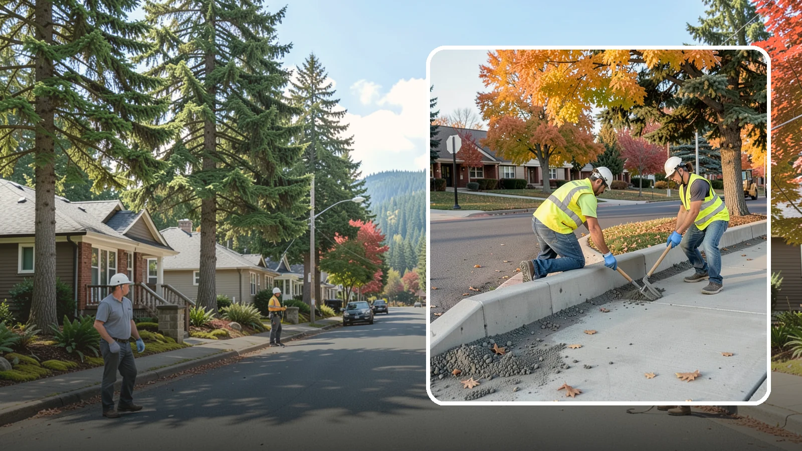 ADA Ramp Improvements in Hunts Point, King County, WA - ADA curb ramp improvements that bring pedestrian crossings into compliance with current accessibility standards.