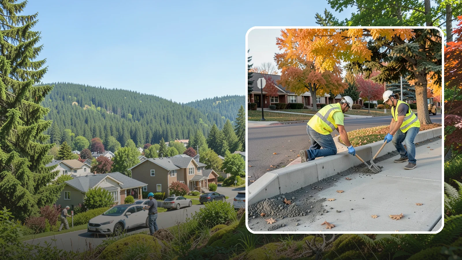 ADA Ramp Improvements in Index, Snohomish County, WA - ADA curb ramp improvements that bring pedestrian crossings into compliance with current accessibility standards.