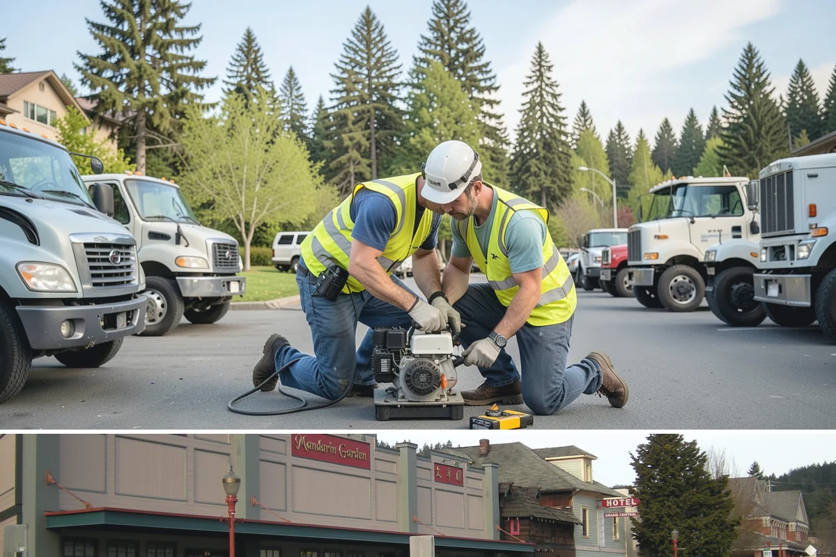 ADA Ramp Improvements in Issaquah, King County, WA - Ramp construction is scheduled in the dry summer season for reliable concrete curing before adjacent gutters carry winter runoff.