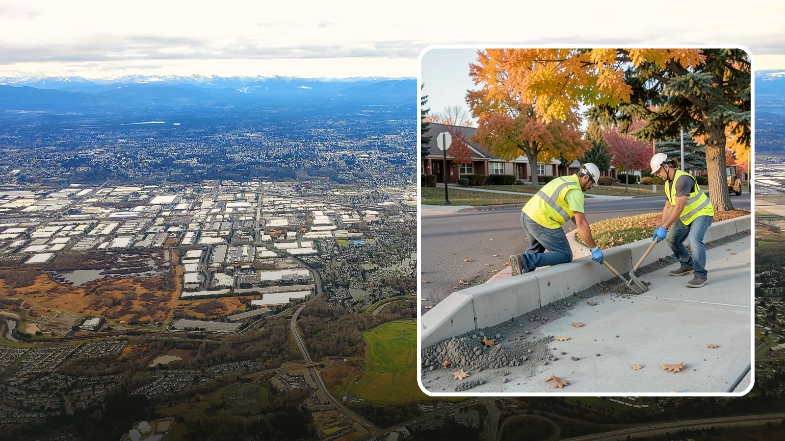 ADA Ramp Improvements in Kent, King County, WA - ADA curb ramp improvements that bring pedestrian crossings into compliance with current accessibility standards.