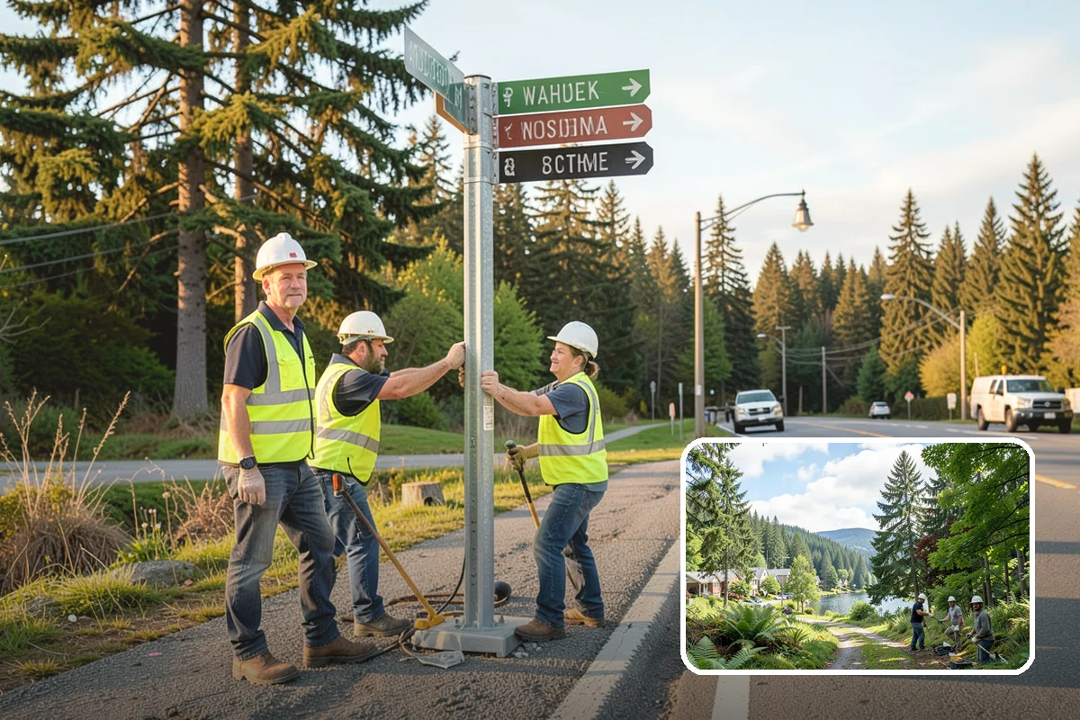 ADA Ramp Improvements in Lake Forest Park, King County, WA - Delivers compliant slopes, landings, and detectable warnings