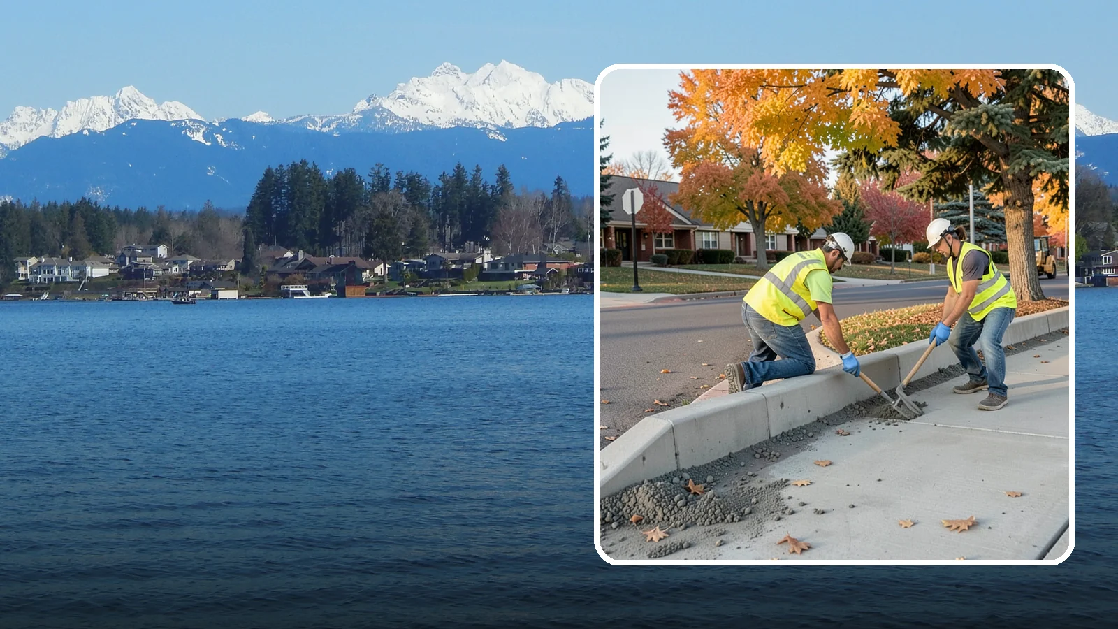 ADA Ramp Improvements in Lake Stevens, Snohomish County, WA - ADA curb ramp improvements that bring pedestrian crossings into compliance with current accessibility standards.
