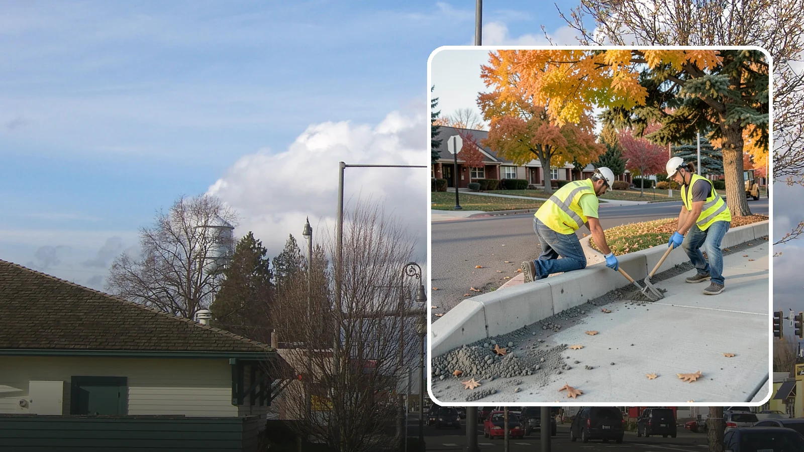 ADA Ramp Improvements in Marysville, Snohomish County, WA - ADA curb ramp improvements that bring pedestrian crossings into compliance with current accessibility standards.