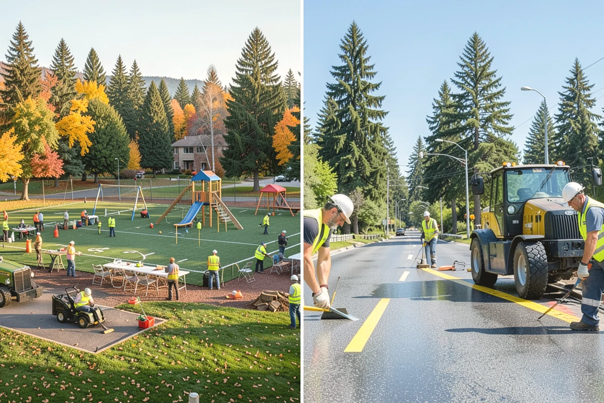 ADA Ramp Improvements in Monroe, Snohomish County, WA - Survey existing ramps and measure deficiencies against ADA and PROWAG
