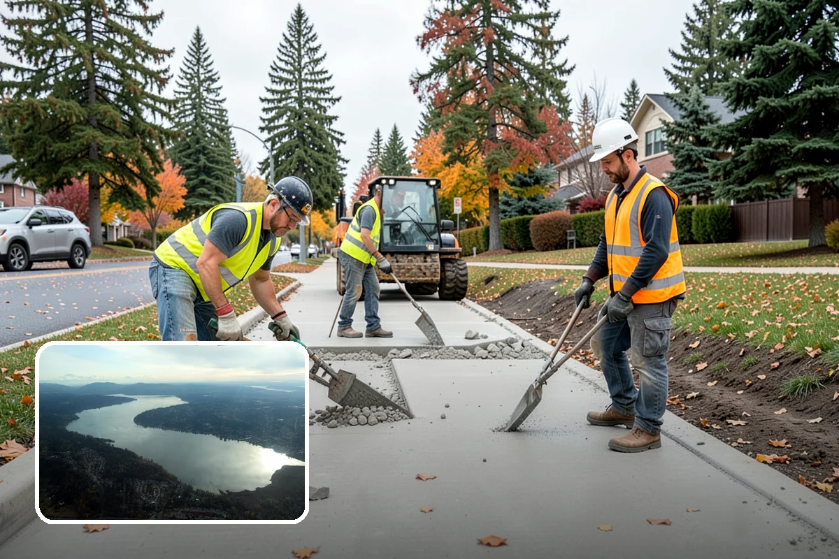 ADA Ramp Improvements in Sammamish, King County, WA - Delivers compliant slopes, landings, and detectable warnings