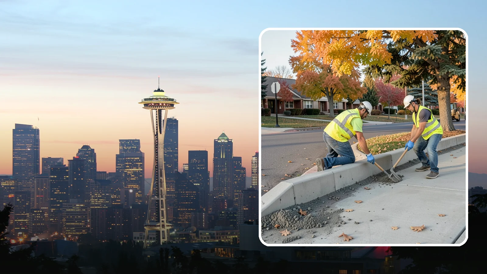 ADA Ramp Improvements in Seattle, King County, WA - ADA curb ramp improvements that bring pedestrian crossings into compliance with current accessibility standards.
