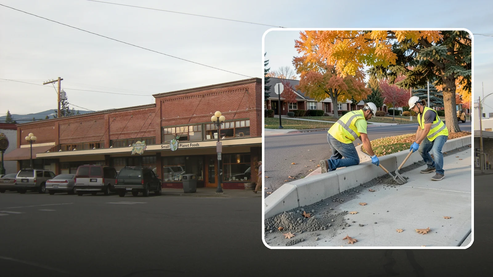 ADA Ramp Improvements in Sedro-Woolley, Skagit County, WA - ADA curb ramp improvements that bring pedestrian crossings into compliance with current accessibility standards.