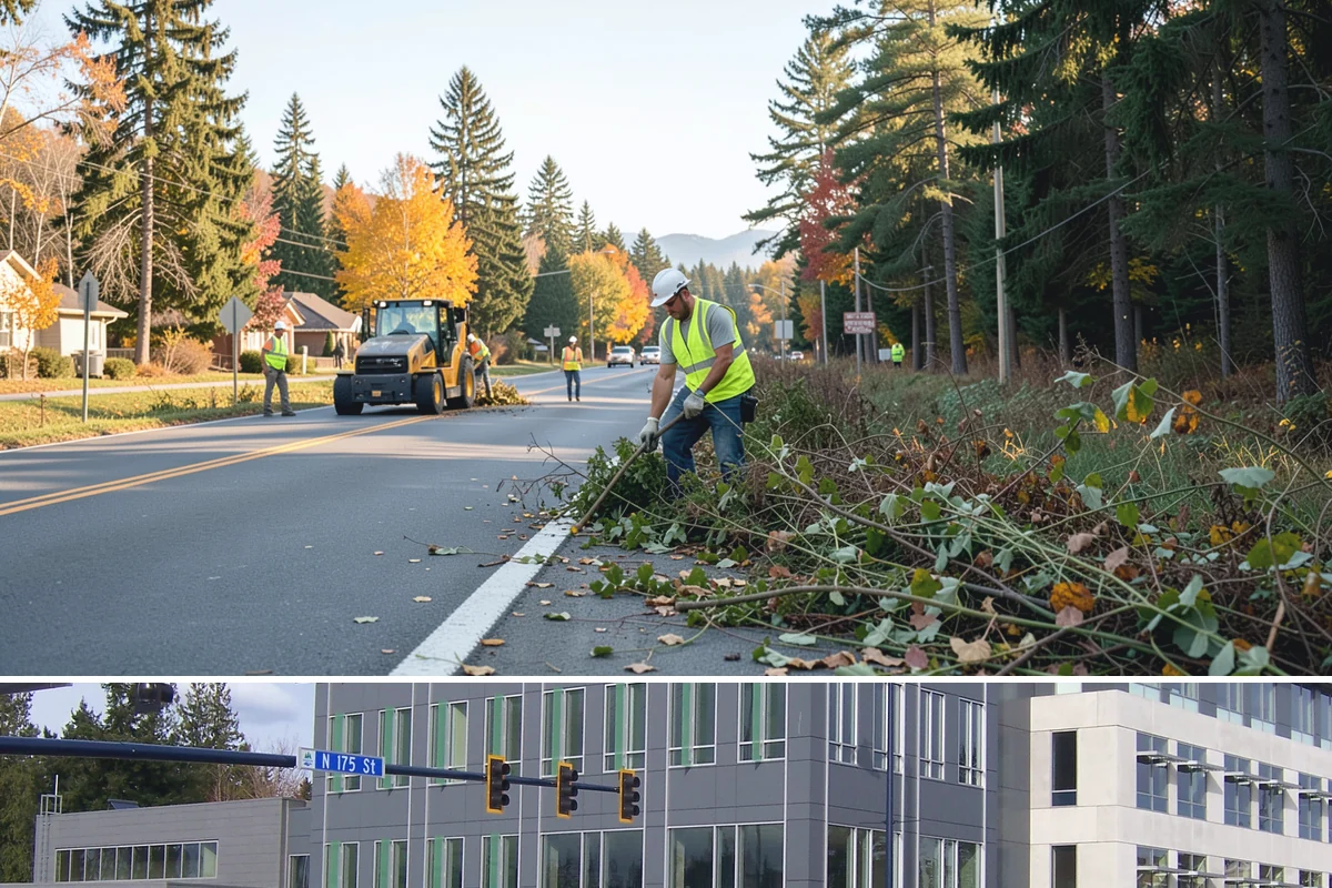 ADA Ramp Improvements in Shoreline, King County, WA - Ramp construction is scheduled in the dry summer season for reliable concrete curing before adjacent gutters carry winter runoff.