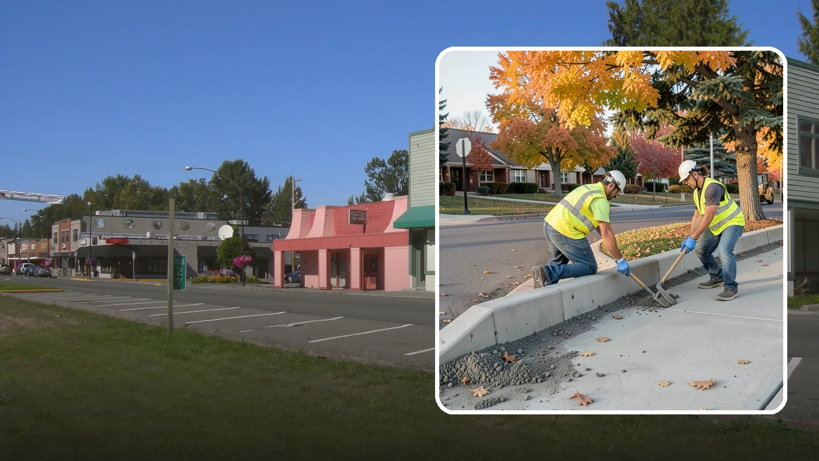 ADA Ramp Improvements in Snoqualmie, King County, WA - ADA curb ramp improvements that bring pedestrian crossings into compliance with current accessibility standards.