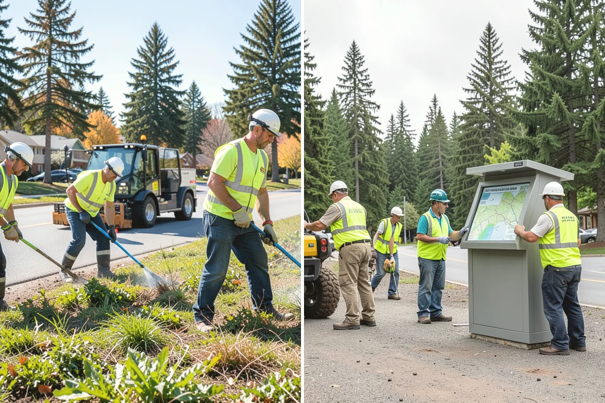 ADA Ramp Improvements in Steilacoom, Pierce County, WA - Survey existing ramps and measure deficiencies against ADA and PROWAG