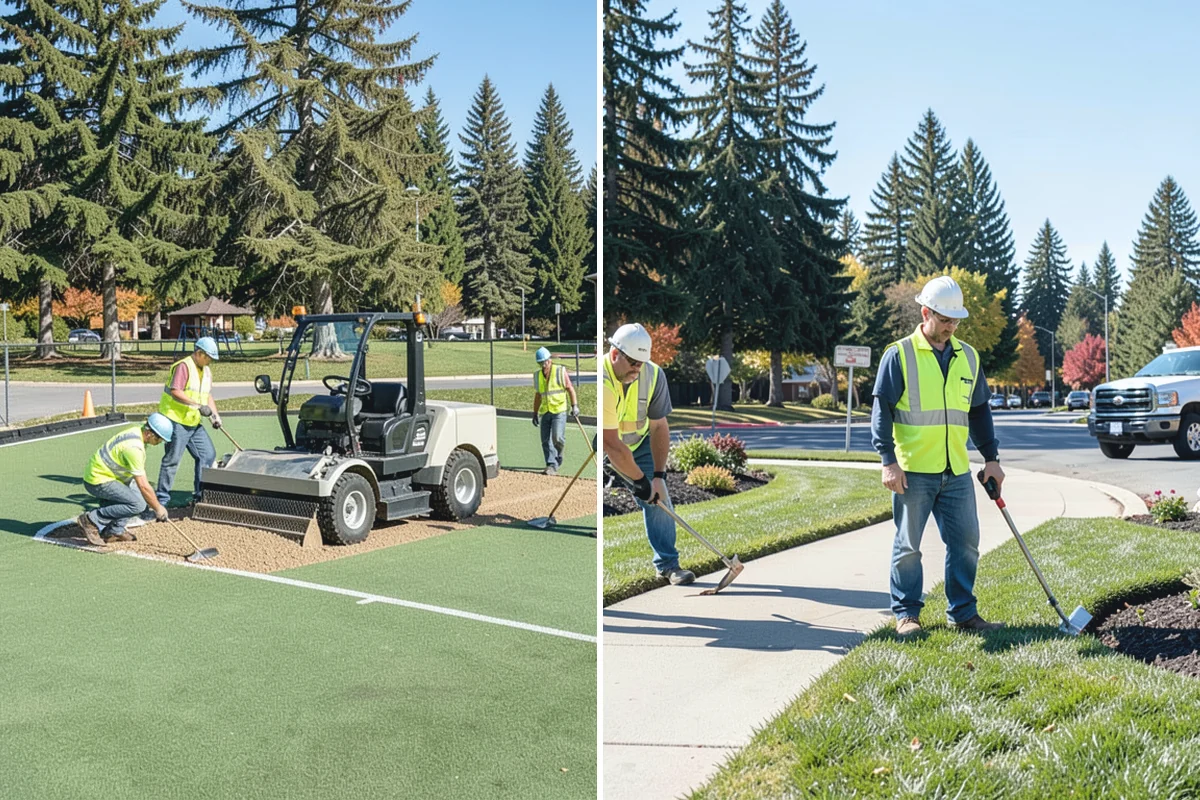 ADA Ramp Improvements in Woodinville, King County, WA - Survey existing ramps and measure deficiencies against ADA and PROWAG