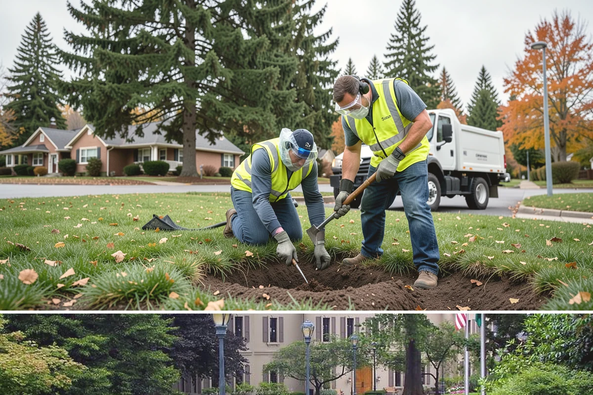 ADA Ramp Improvements in Woodinville, King County, WA - Ramp construction is scheduled in the dry summer season for reliable concrete curing before adjacent gutters carry winter runoff.