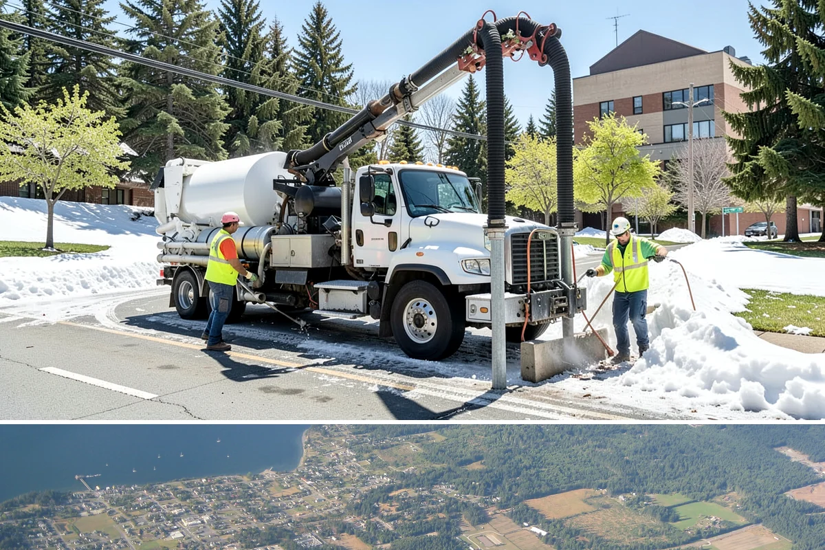 ADA Stall Striping in Coupeville, Island County, WA - Accessible striping pairs with dry-season lot work, though compliance-driven corrections are scheduled as soon as deficiencies...
