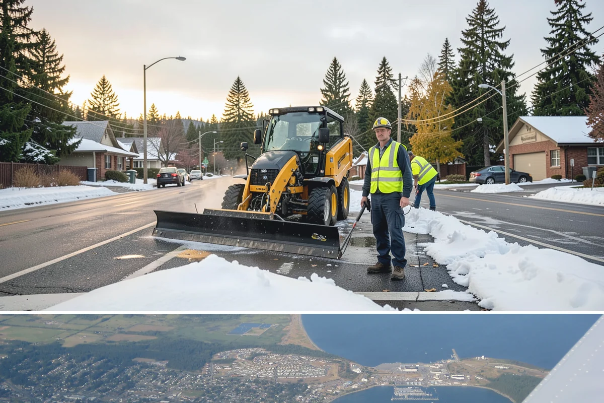 ADA Stall Striping in Oak Harbor, Island County, WA - Accessible striping pairs with dry-season lot work, though compliance-driven corrections are scheduled as soon as deficiencies...