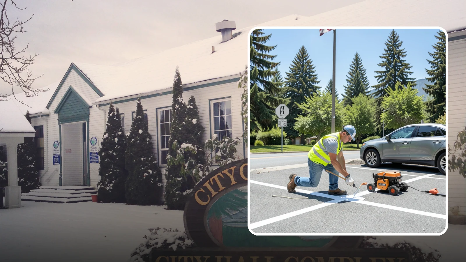 ADA Stall Striping in Pacific, King County, WA - ADA stall striping brings accessible parking into compliance with layout, signage, and markings.