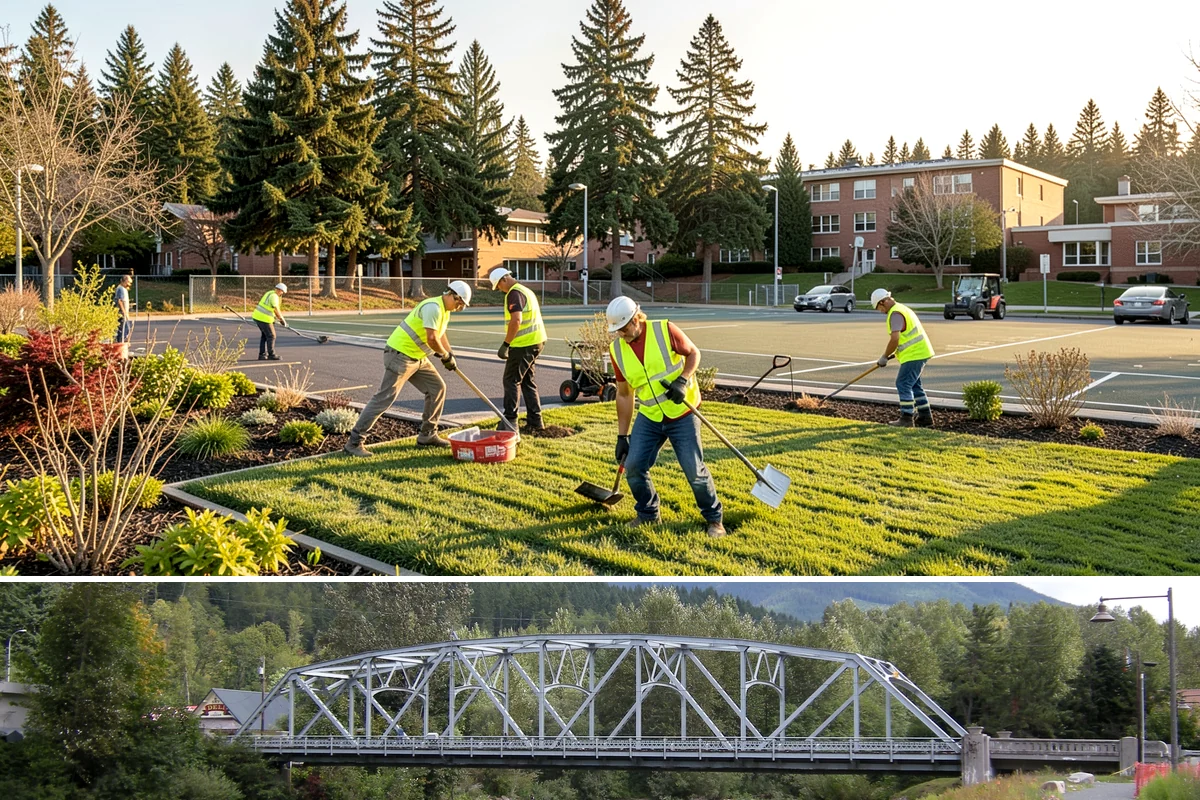 ADA Stall Striping in Skykomish, King County, WA - Accessible striping pairs with dry-season lot work, though compliance-driven corrections are scheduled as soon as deficiencies...