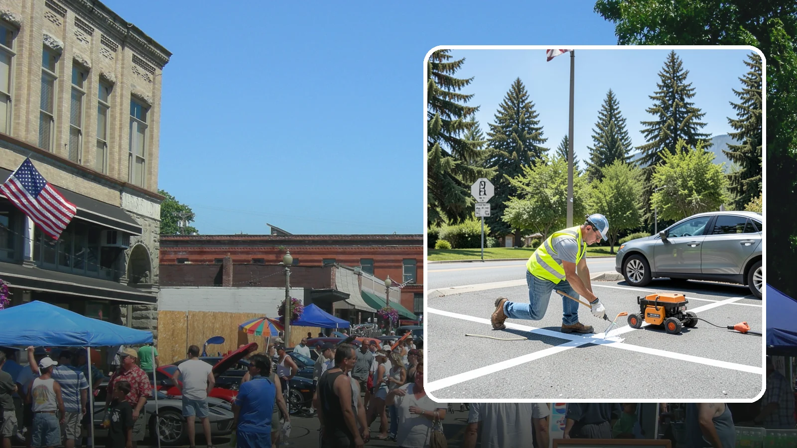 ADA Stall Striping in Snohomish, Snohomish County, WA - ADA stall striping brings accessible parking into compliance with layout, signage, and markings.