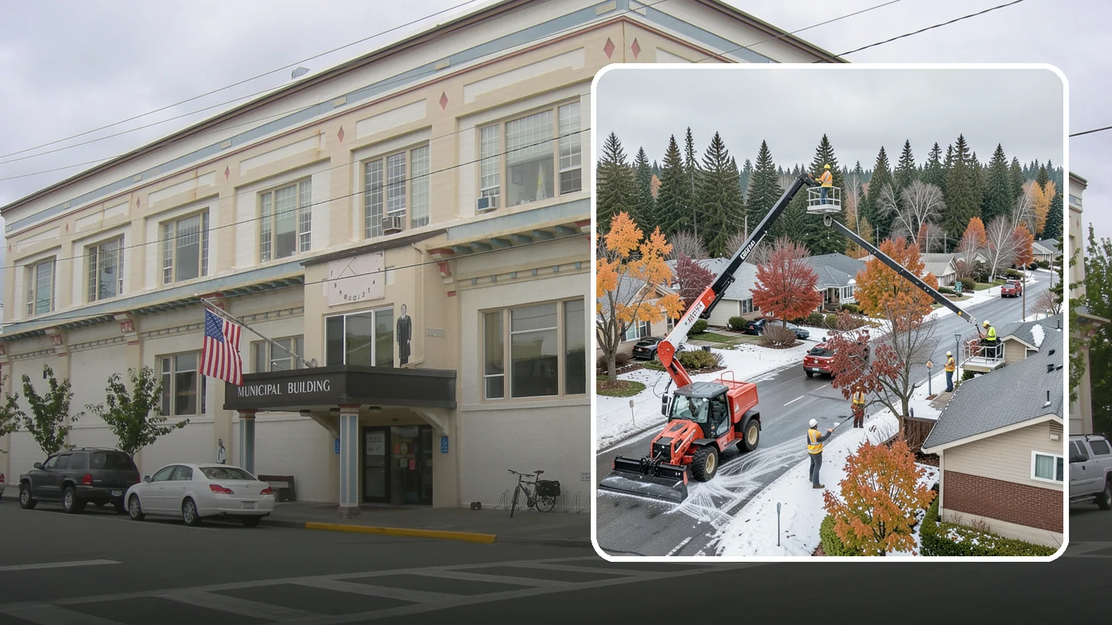 Aerial Lift Services in Anacortes, Skagit County, WA - Certified bucket-truck and aerial lift crews for elevated work on trees, lights, and structures.