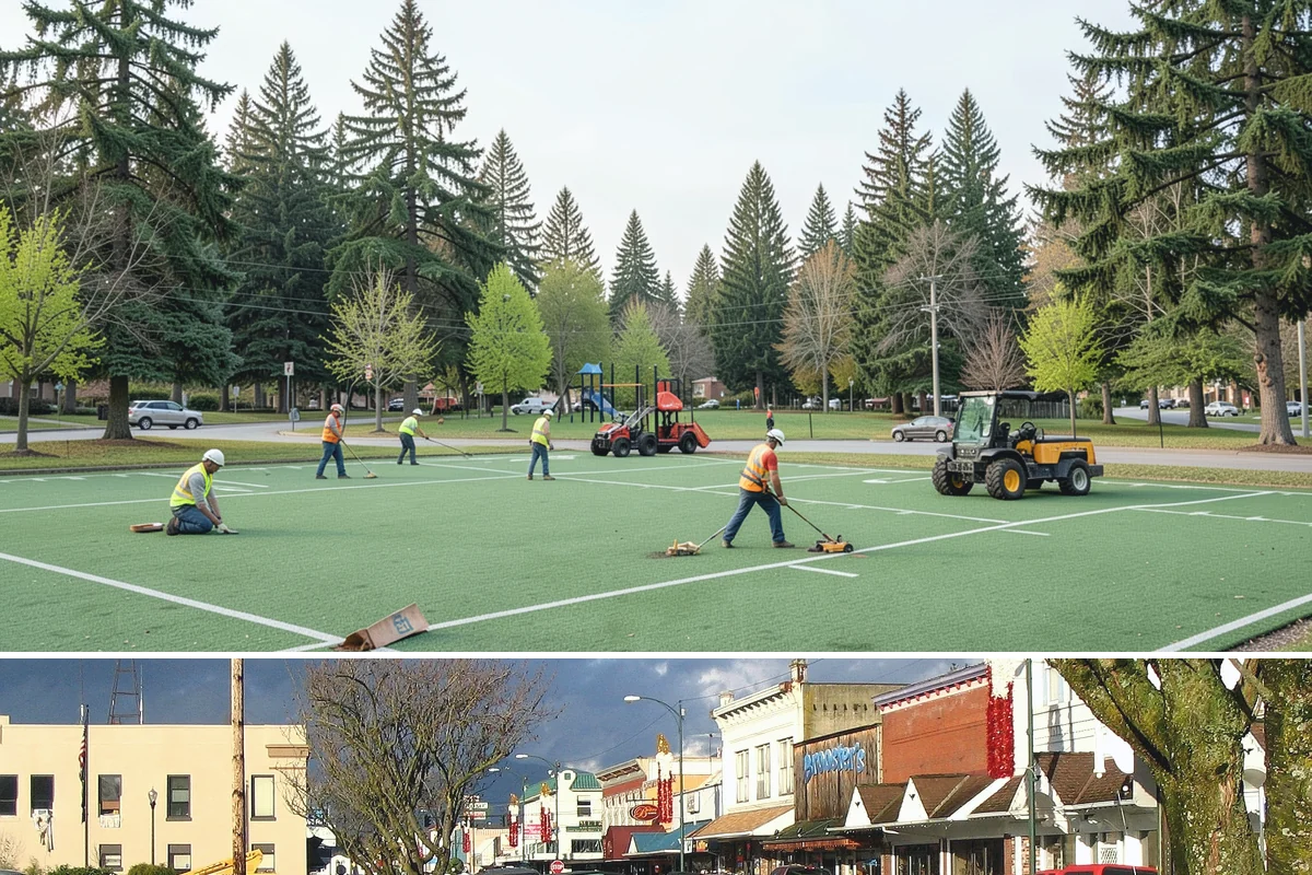 Aerial Lift Services in Arlington, Snohomish County, WA - Elevated tree and lighting work is scheduled around wind conditions, which limit safe lift operation during storms.