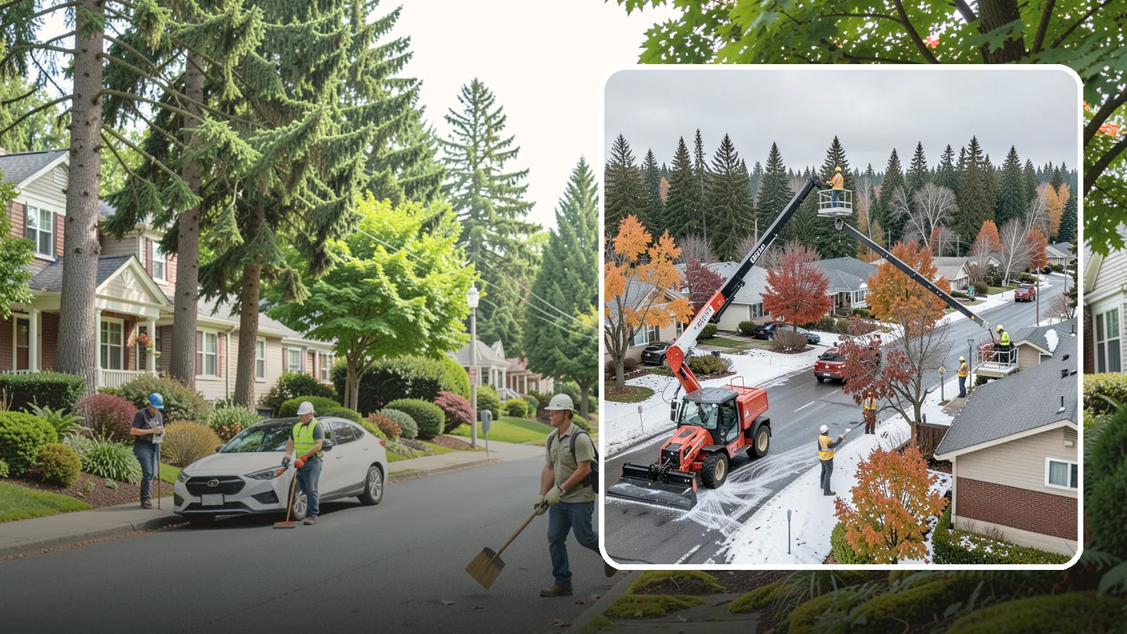 Aerial Lift Services in Beaux Arts Village, King County, WA - Certified bucket-truck and aerial lift crews for elevated work on trees, lights, and structures.