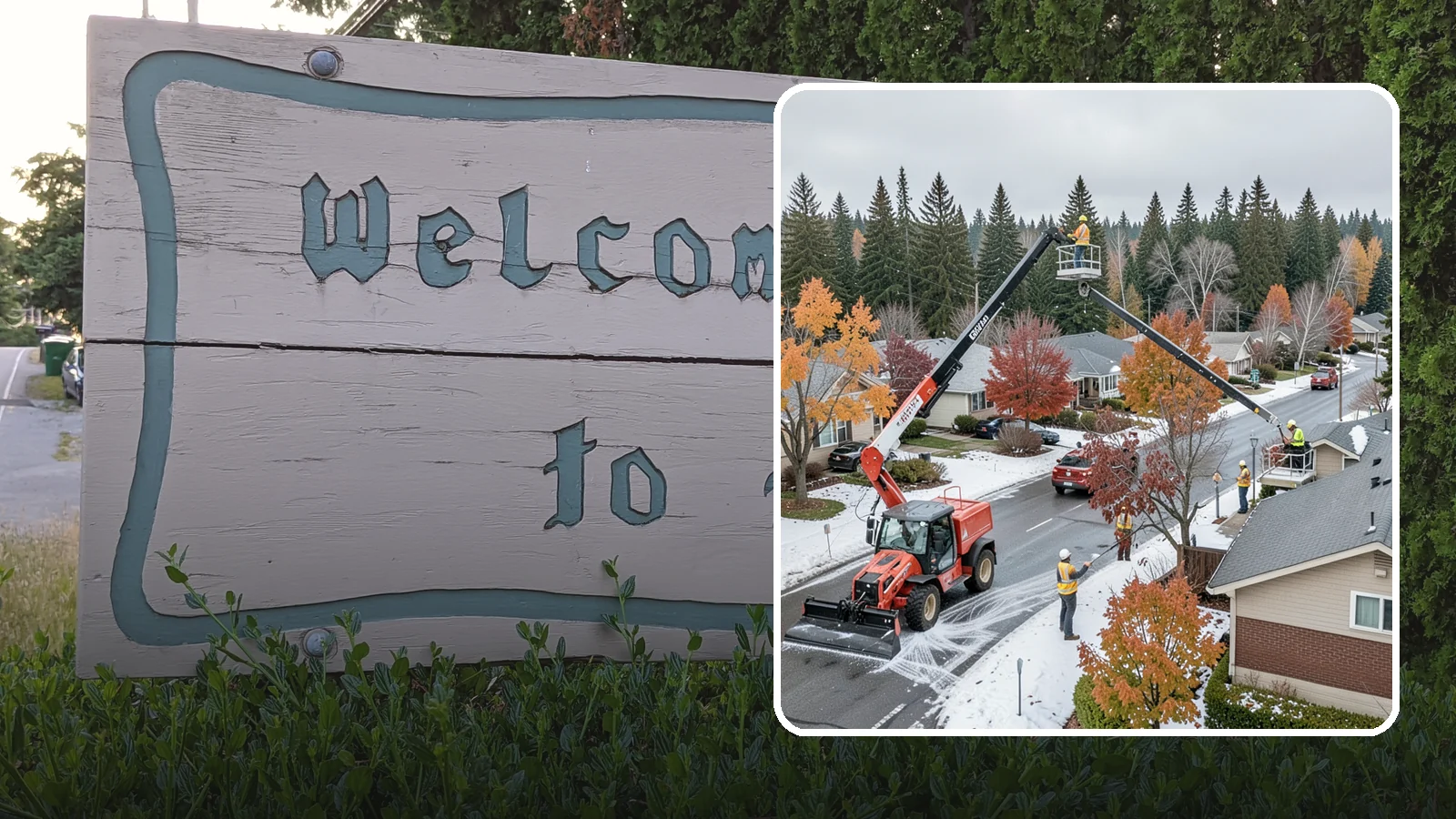 Aerial Lift Services in Brier, Snohomish County, WA - Certified bucket-truck and aerial lift crews for elevated work on trees, lights, and structures.