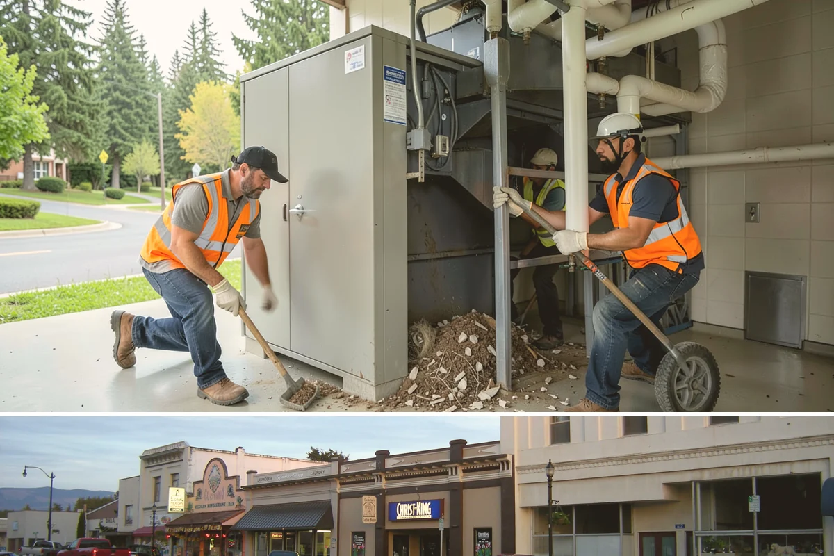 Aerial Lift Services in Burlington, Skagit County, WA - Elevated tree and lighting work is scheduled around wind conditions, which limit safe lift operation during storms.