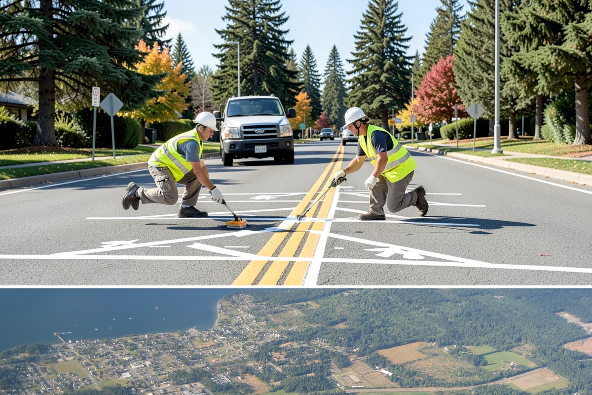 Aerial Lift Services in Coupeville, Island County, WA - Elevated tree and lighting work is scheduled around wind conditions, which limit safe lift operation during storms.